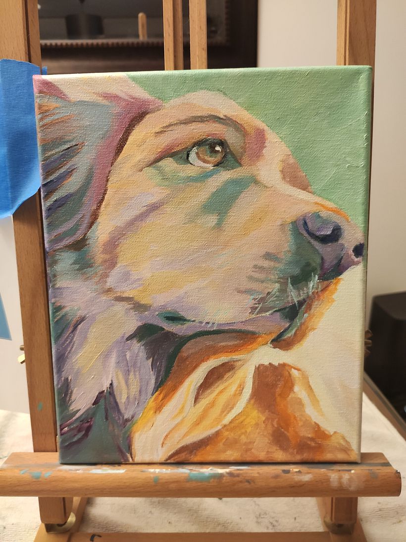 Mi proyecto del curso: Retrato al oleo 2