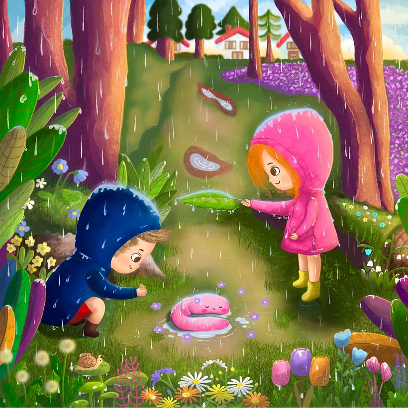 Mi proyecto del curso: Ilustración infantil con Procreate: crea escenas mágicas 16