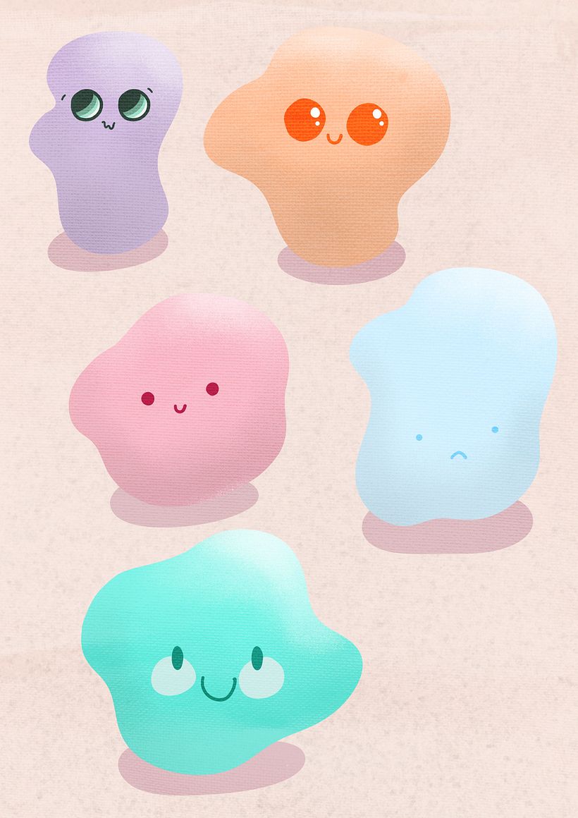 Kawaii facial expressions 