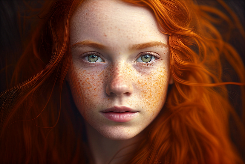 Retrato generado por Midjourney