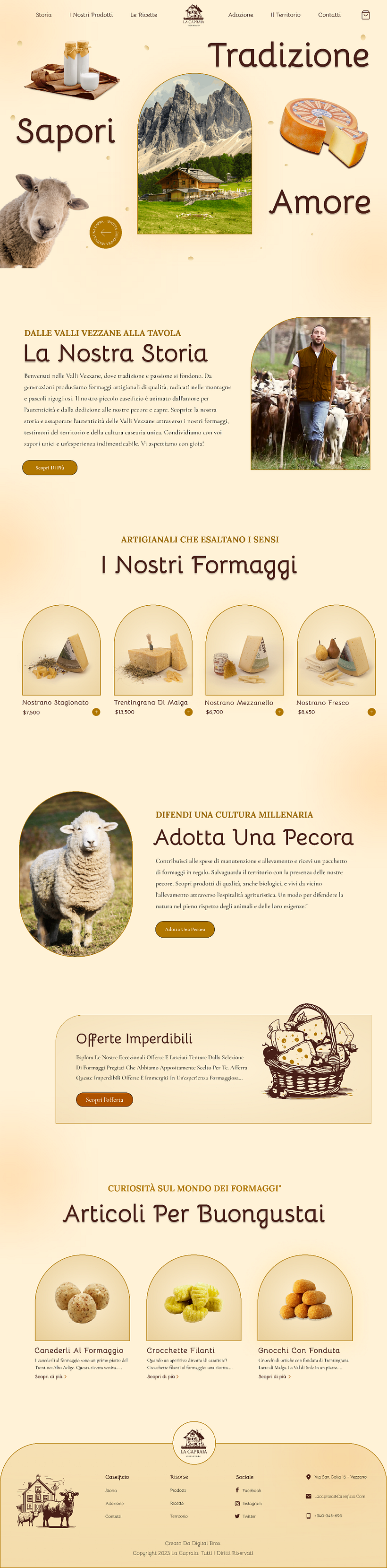 Il mio progetto del corso: UX e UI design per landing page narrative e originali 2