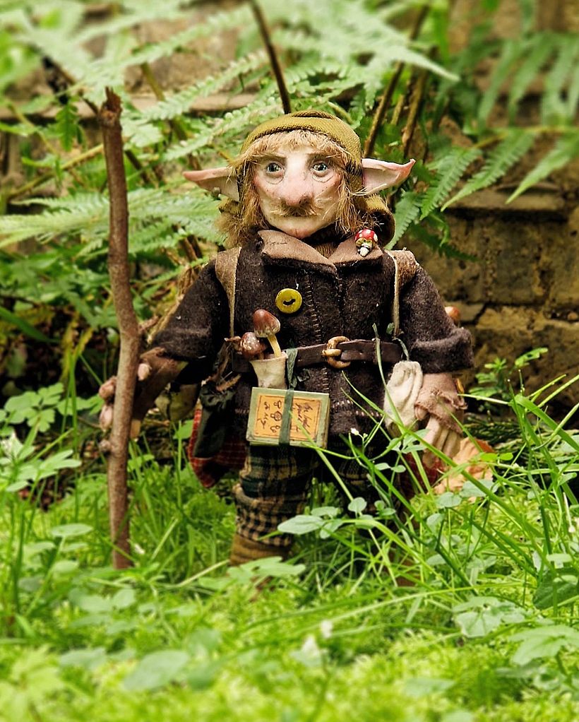 A Muddy Mushroom Gnome: Introduction to Puppet Making for Stop Motion 1