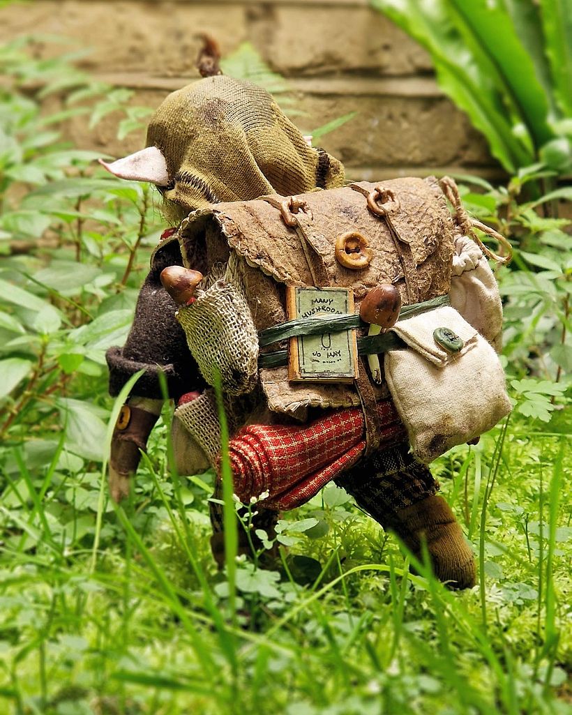A Muddy Mushroom Gnome: Introduction to Puppet Making for Stop Motion 3