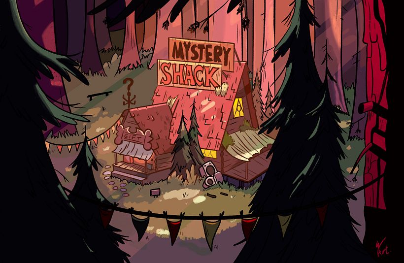 Gravity Falls "Mystery Shack" Environment 1
