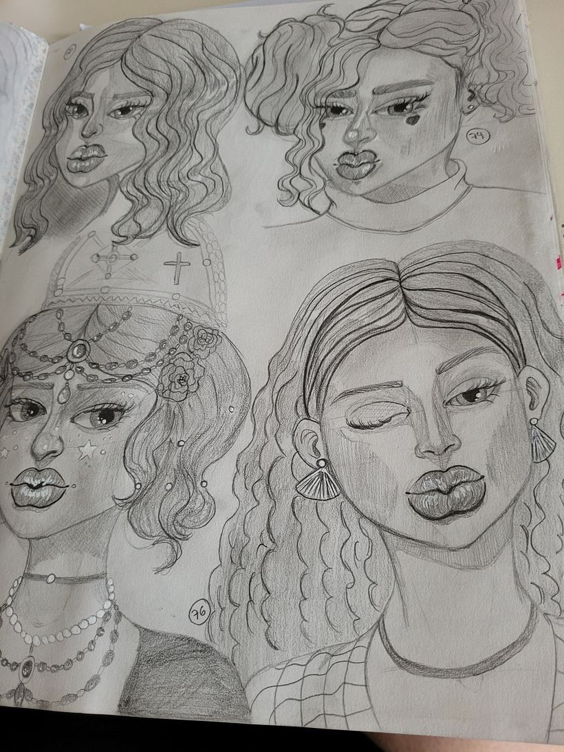 Mi proyecto del curso: Sketchbook de retrato: explora el rostro humano 1