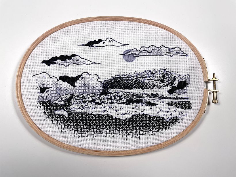 My project for course: Introduction to Blackwork Embroidery 3