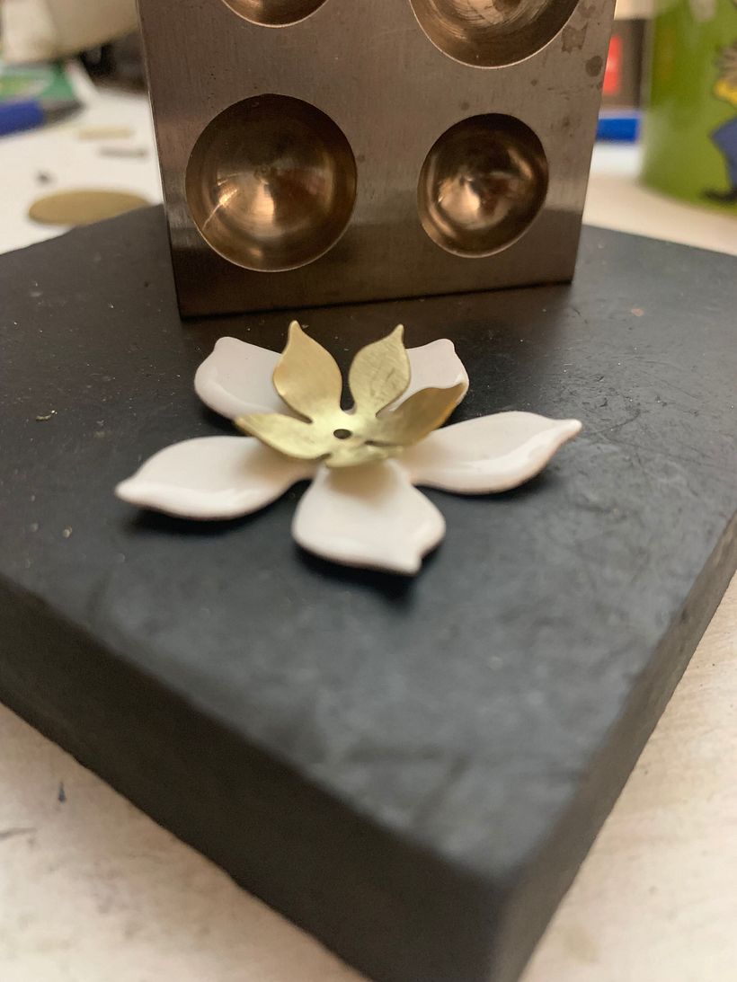 Metal forming and enameling