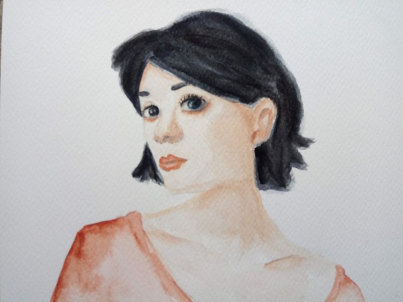 My project for course: Watercolor Portrait from a Photo 1