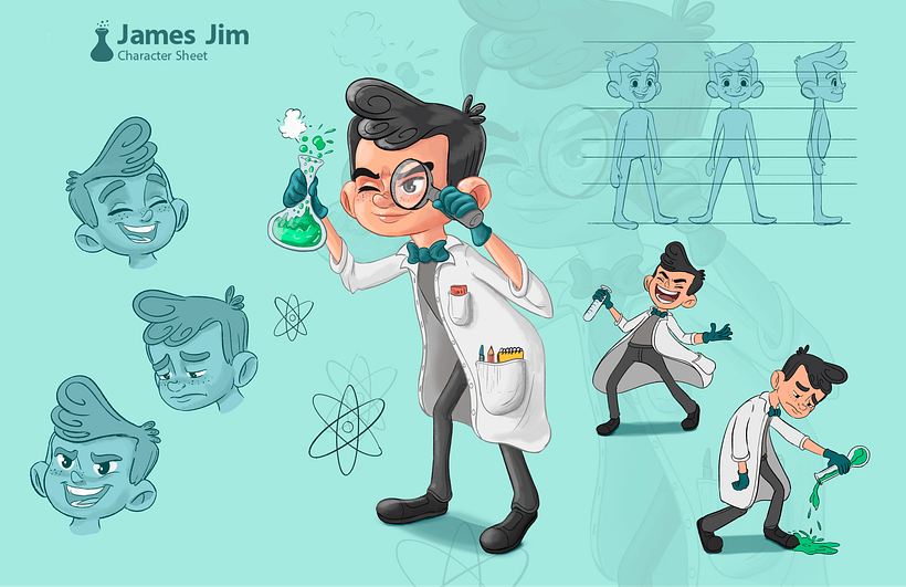 Meu projeto do curso: Design de personagem digital: desenhe protagonistas com personalidade 2