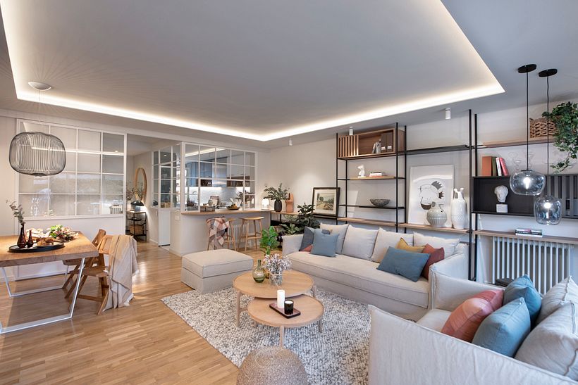 Salón Comedor + Barra / Desayunador