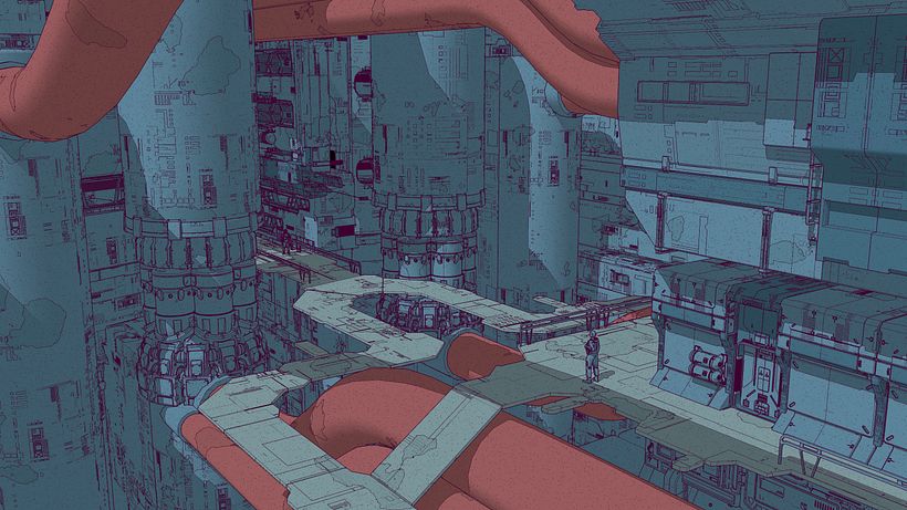 3D Toon-Style Environment Art with Arnold: Factory Reactor 8