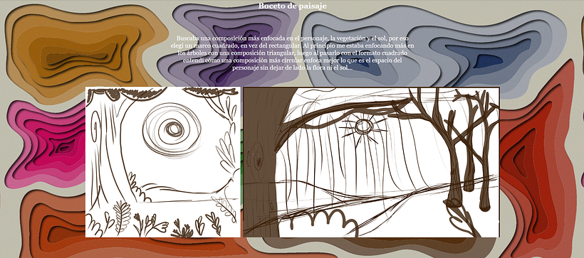 Proceso de creación  - Ilustrasi tradisional