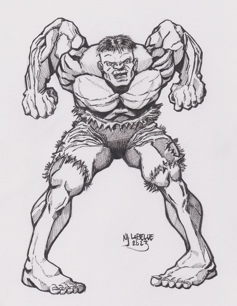 Hulk vs Battle Beast door Ryan Ottley : r/Invincible, image size:820x1058