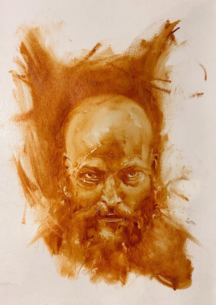 My project for course: Expressive Monochromatic Oil Portraits - Bellas Artes