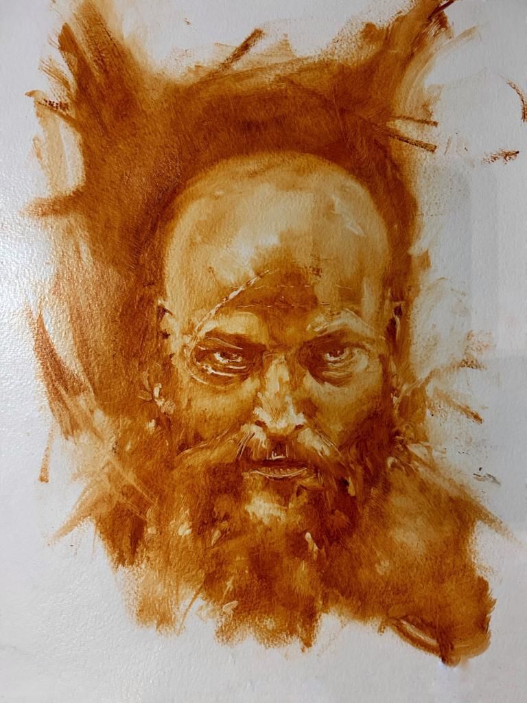 My project for course: Expressive Monochromatic Oil Portraits - Bellas Artes