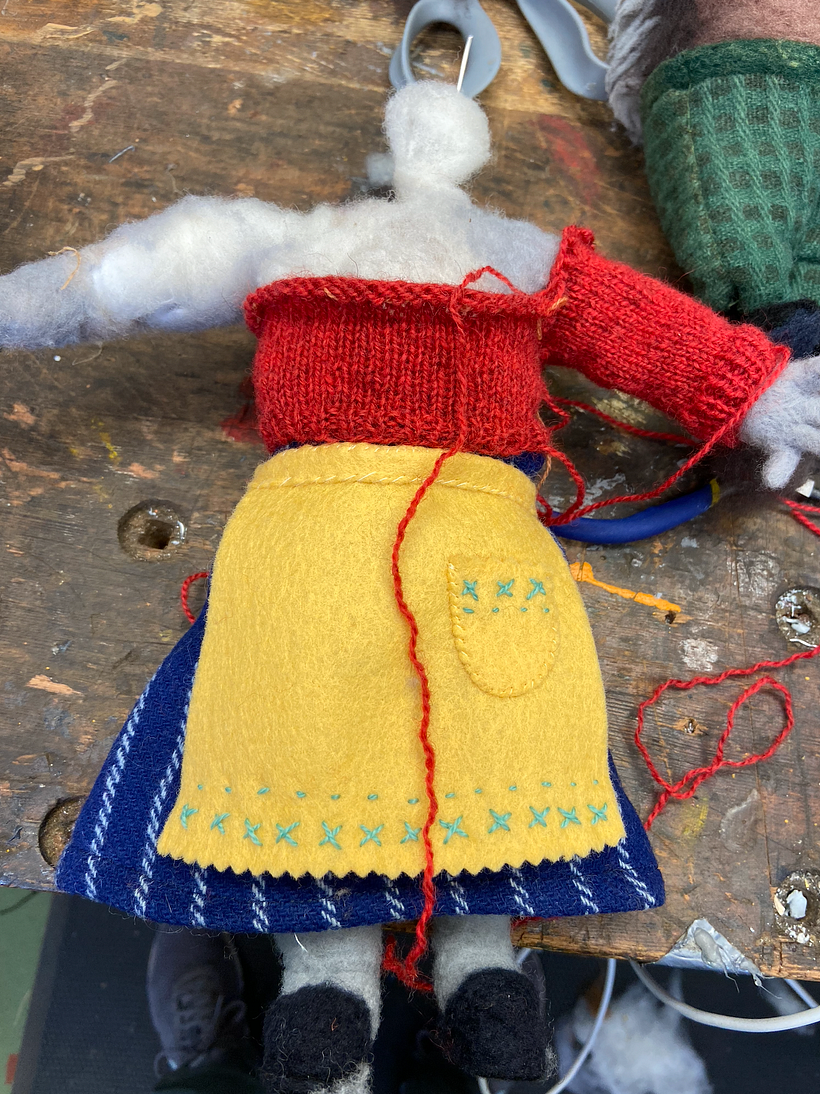 Puppet in progress