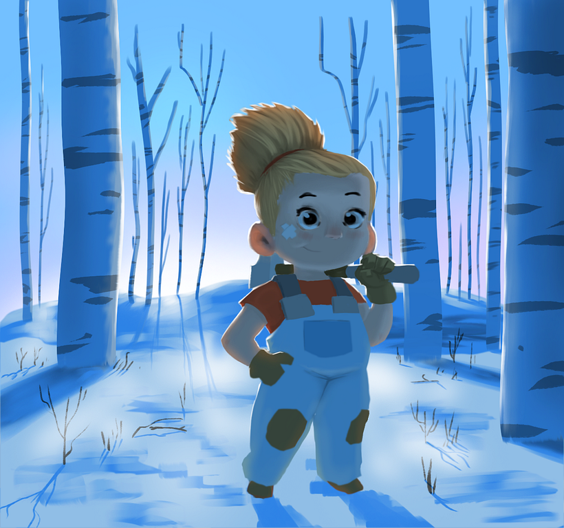 My project for course: Lighting Principles for Digital Painting 1