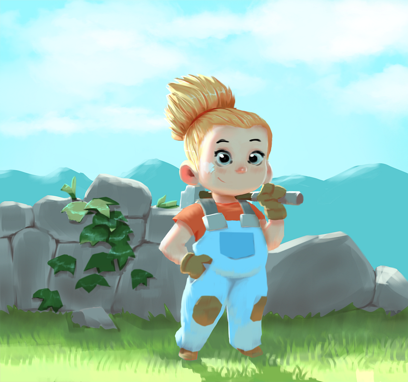 My project for course: Lighting Principles for Digital Painting 7