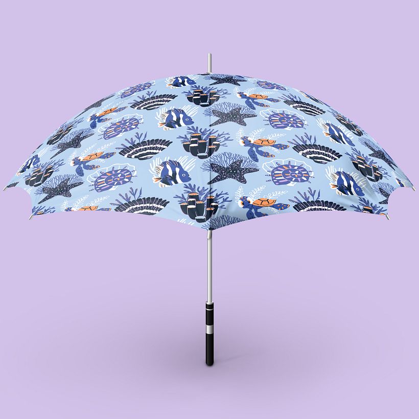 Mi proyecto del curso: Diseño de patrones ilustrados_ Buscando a Nemo 11