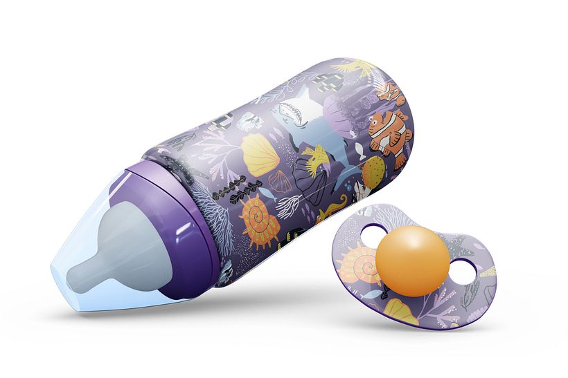 Mi proyecto del curso: Diseño de patrones ilustrados_ Buscando a Nemo 14