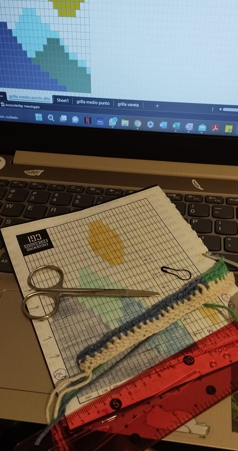 Mi proyecto del curso: Intarsia crochet: teje tus propios tapices - Design de moda
