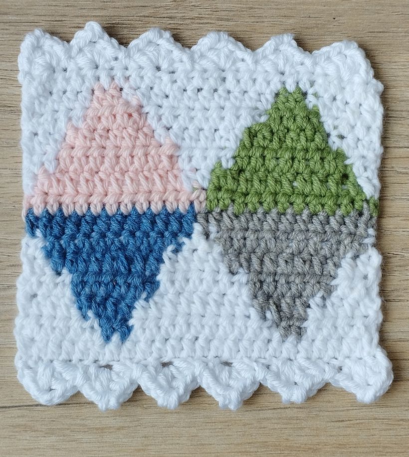 Mi proyecto del curso: Intarsia crochet: teje tus propios tapices - Design de moda