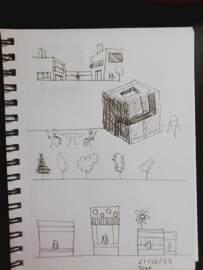 My project for course: Architectural Sketching: Thinking with Pen and Paper 2