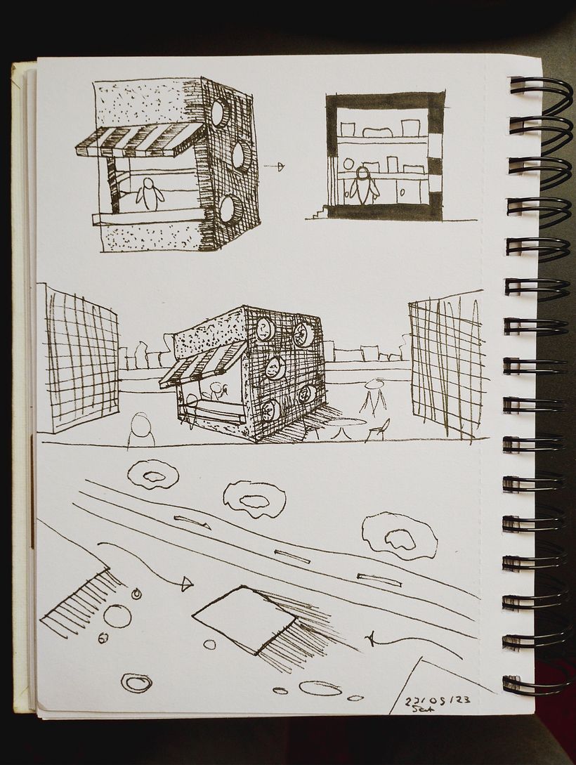 My project for course: Architectural Sketching: Thinking with Pen and Paper 4