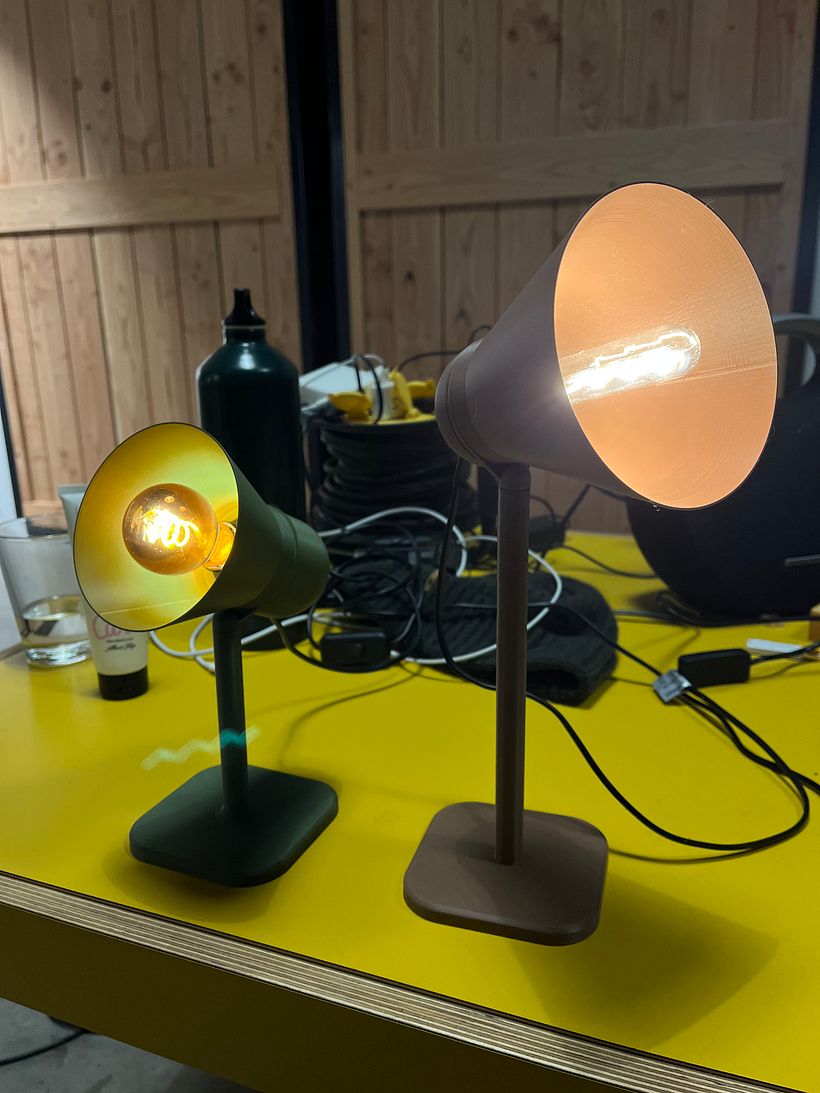 3D printed lamps 3