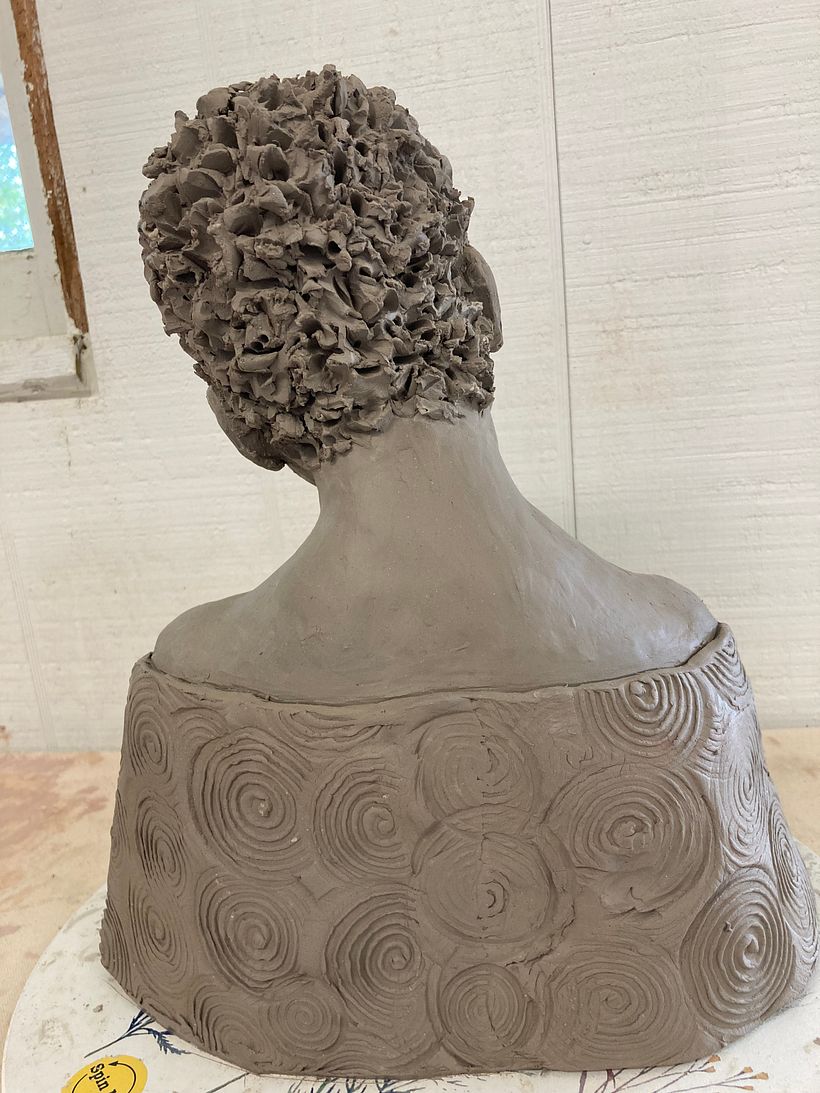 My project for course: Introduction to Clay Figurative Sculpture. I’ve named her The Inner Pilgrim 3