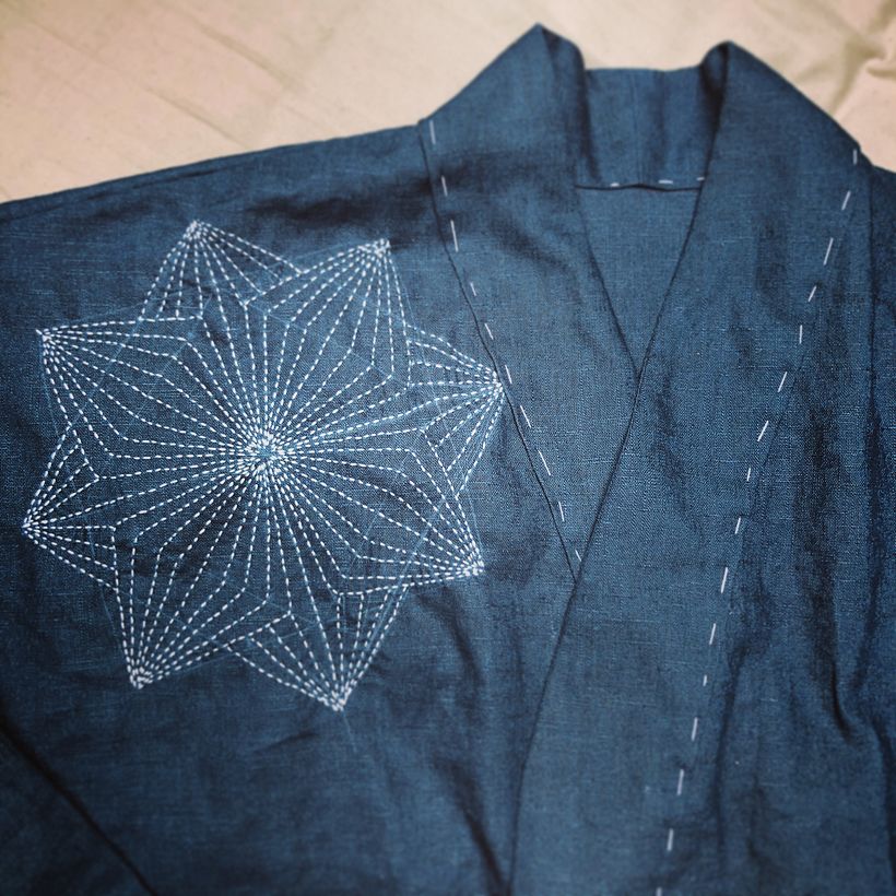 My project for course: Introduction to Japanese Sashiko Stitching 4