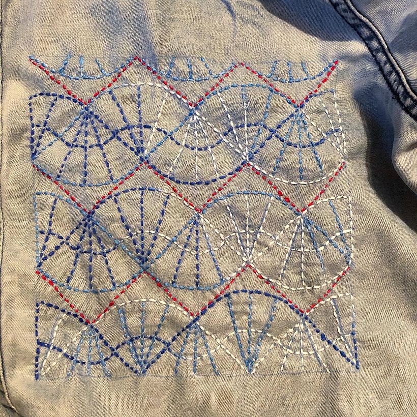 My project for course: Introduction to Japanese Sashiko Stitching 10