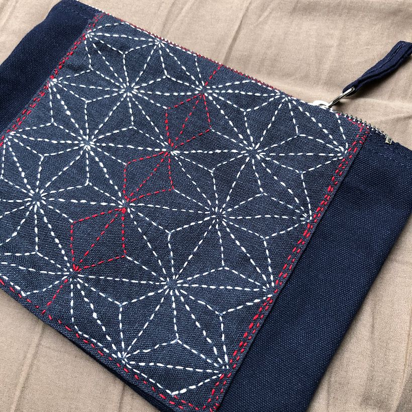 My project for course: Introduction to Japanese Sashiko Stitching 1