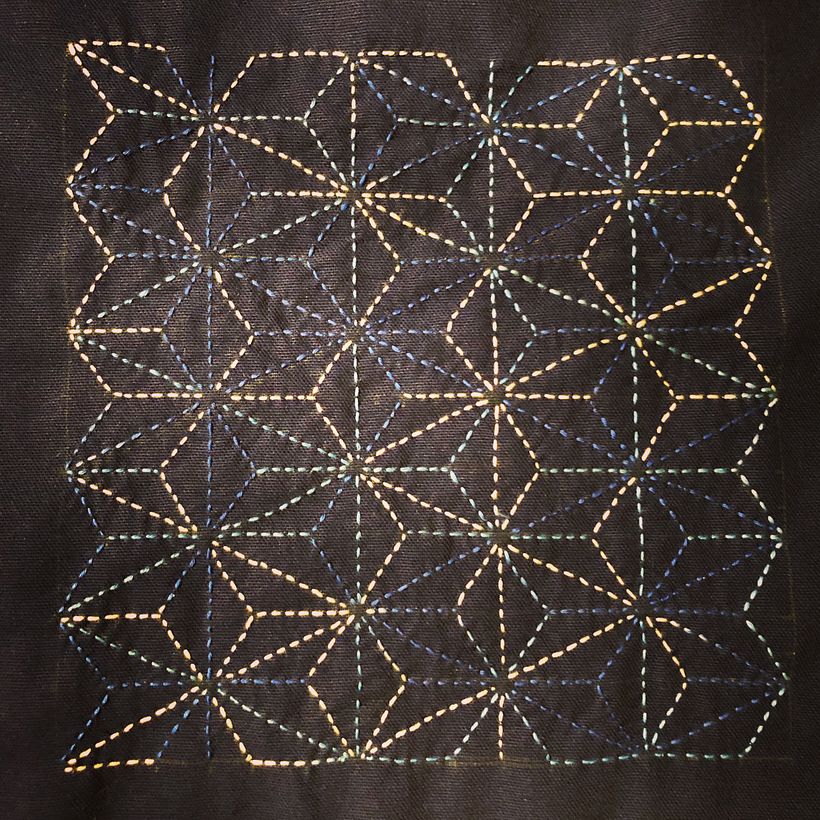 My project for course: Introduction to Japanese Sashiko Stitching 3