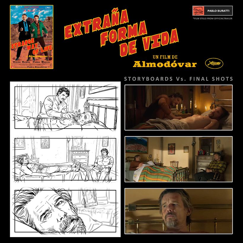 Extraña forma de vida / Strange way of life - Storyboards & Concept Art 6