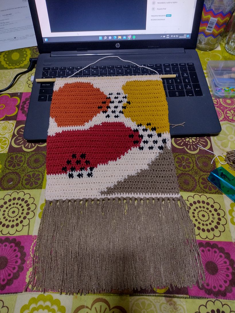 Mi proyecto del curso: Intarsia crochet: teje tus propios tapices 1