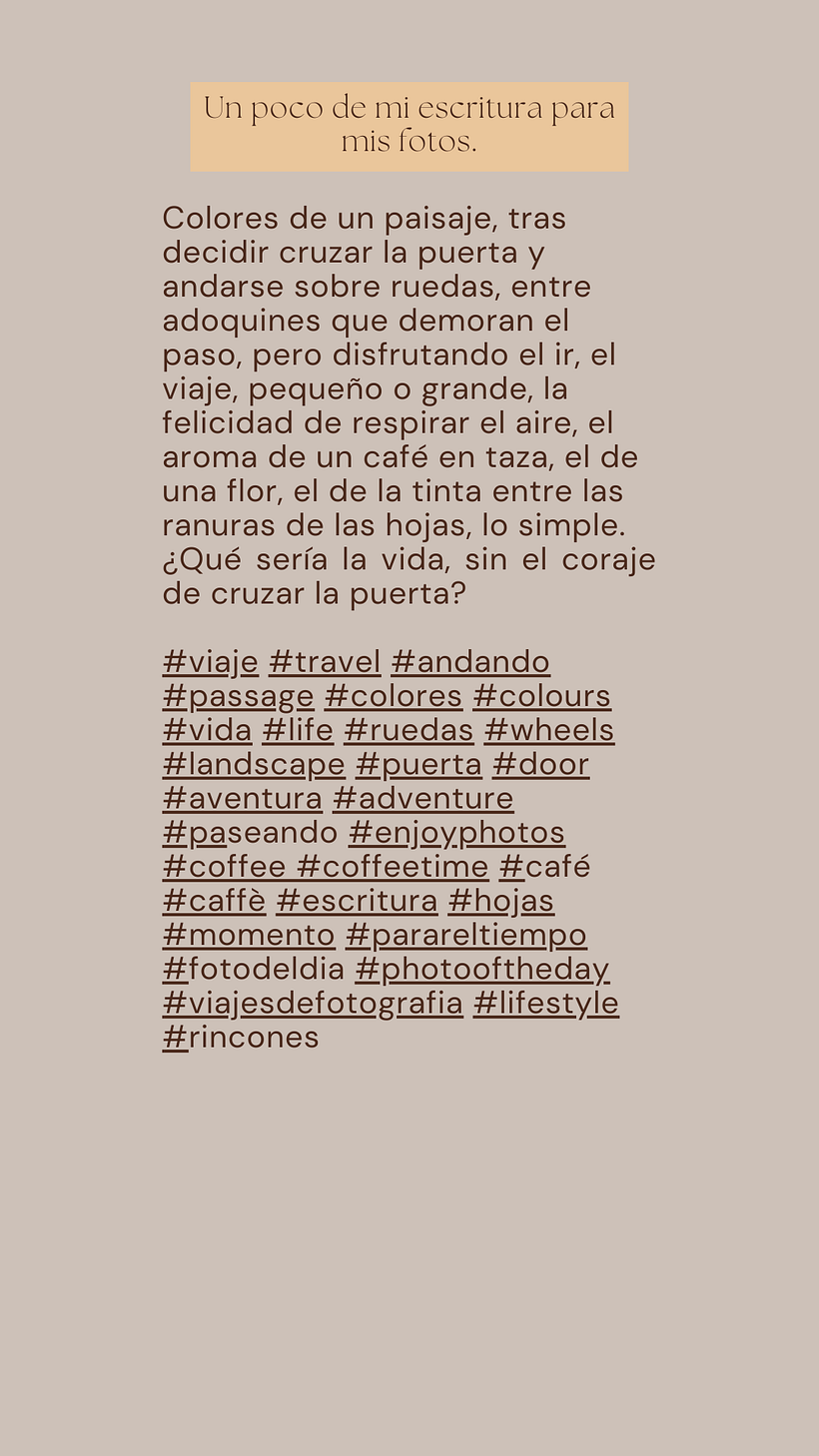 Mi proyecto del curso: Creación de un plan editorial mensual para Instagram	 5