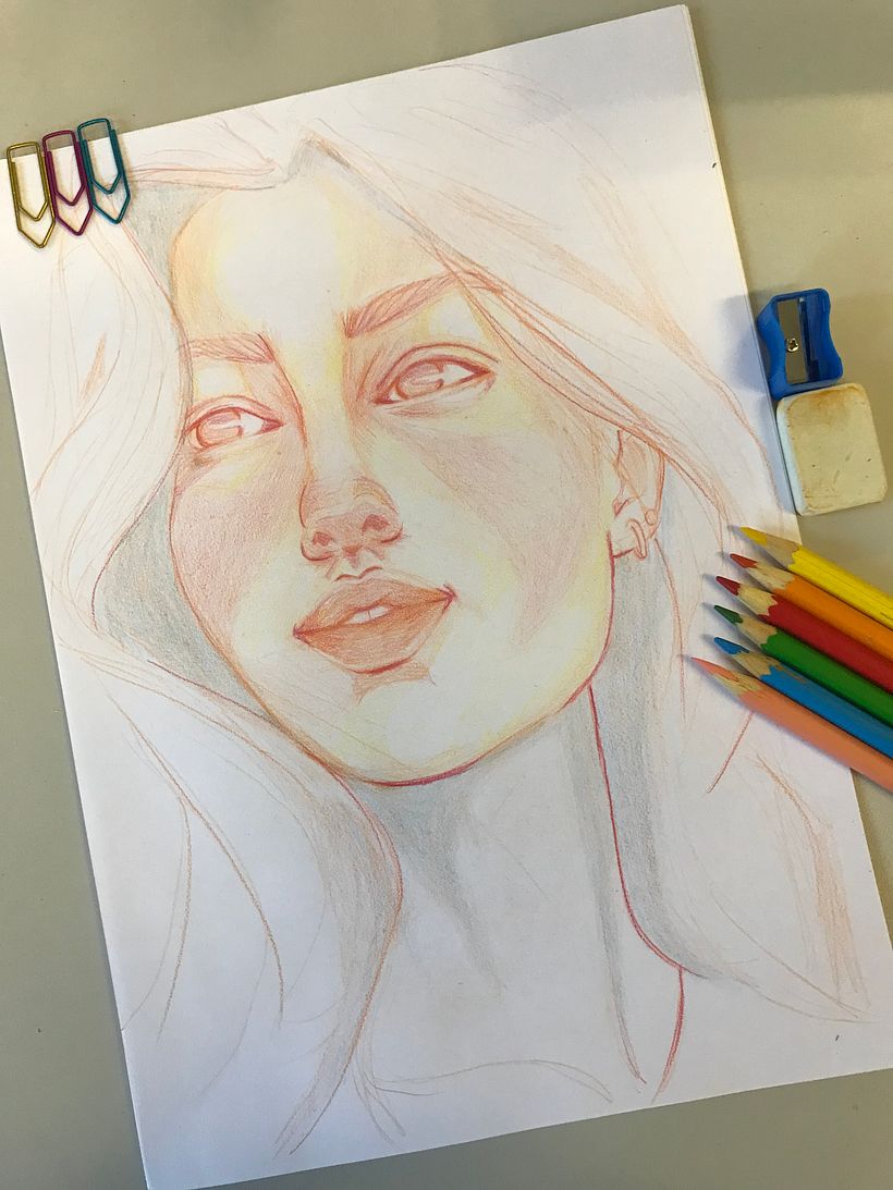 Meu projeto do curso: Desenho de retratos vibrantes com lápis de cor 6
