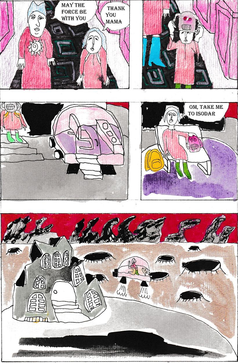 My project for course: a short SF story about a child in a faraway world in another galaxy 2