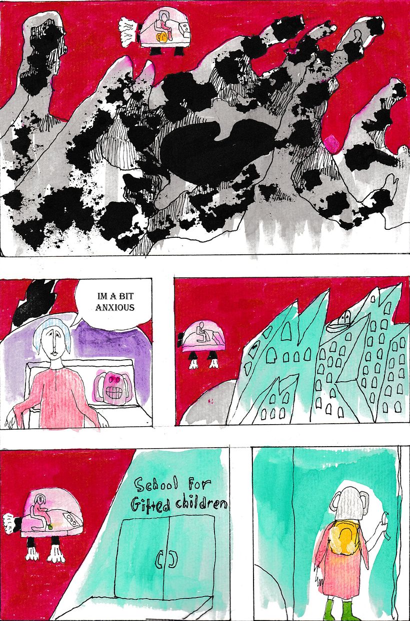 My project for course: a short SF story about a child in a faraway world in another galaxy 3