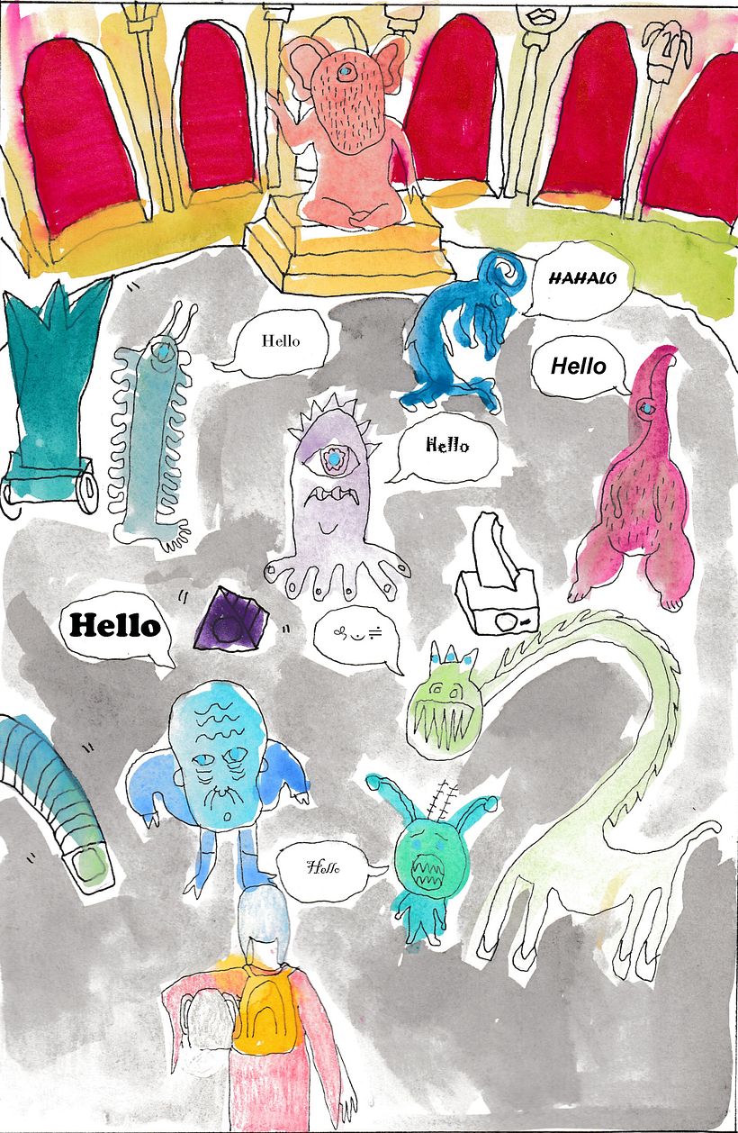 My project for course: a short SF story about a child in a faraway world in another galaxy 4