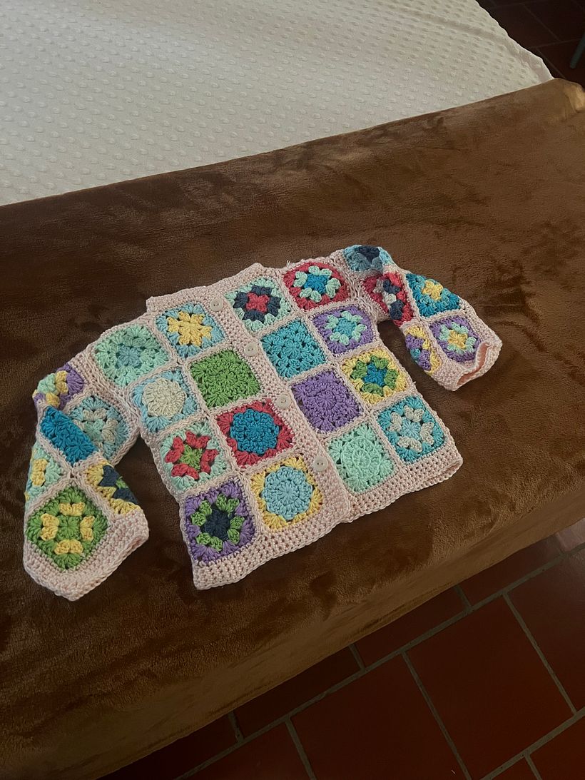 Mi proyecto del curso: Grannies de crochet: haz tu propio suéter 5