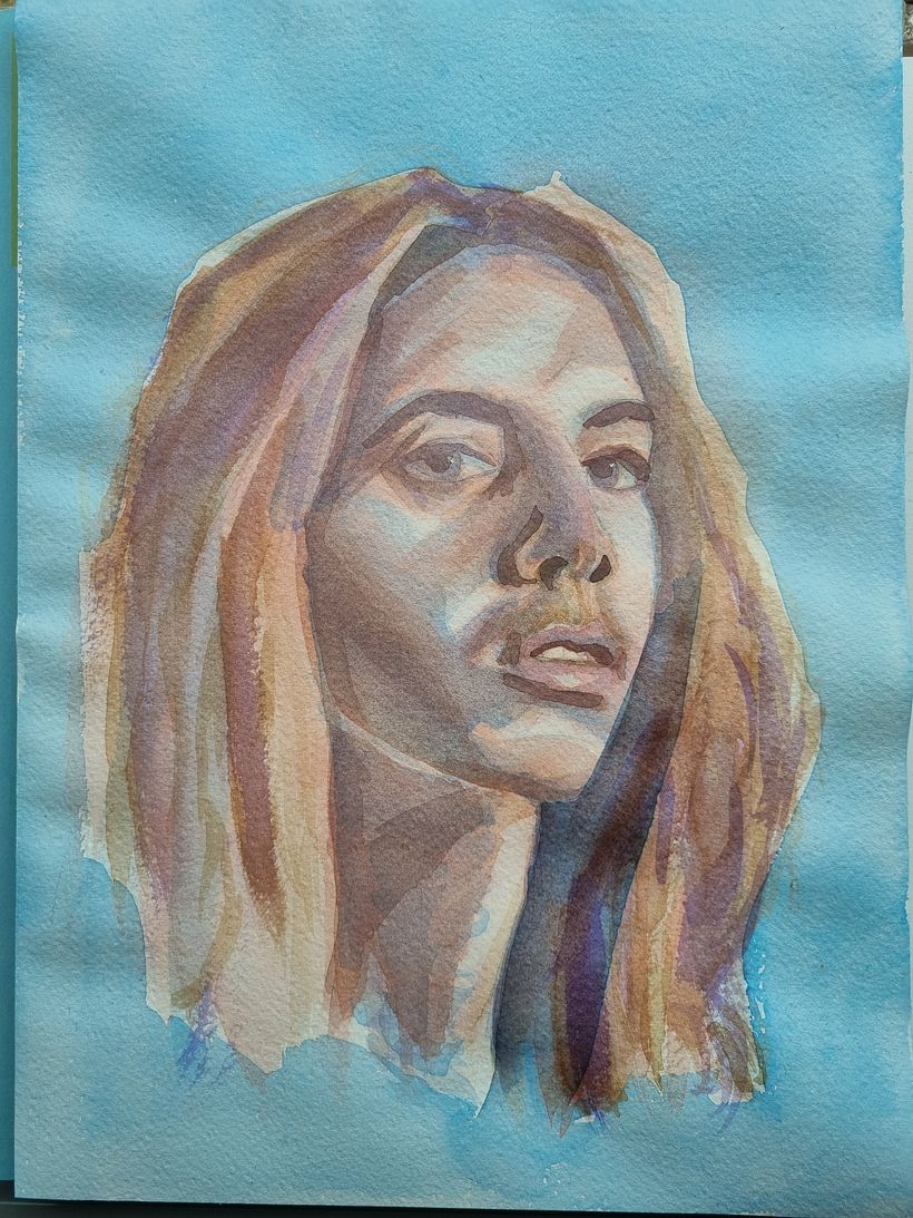 First try - skintone turned out way to dark!
