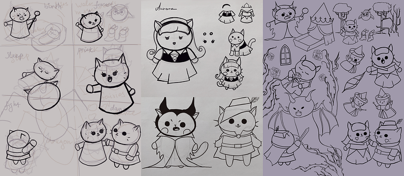 Sketch and characters