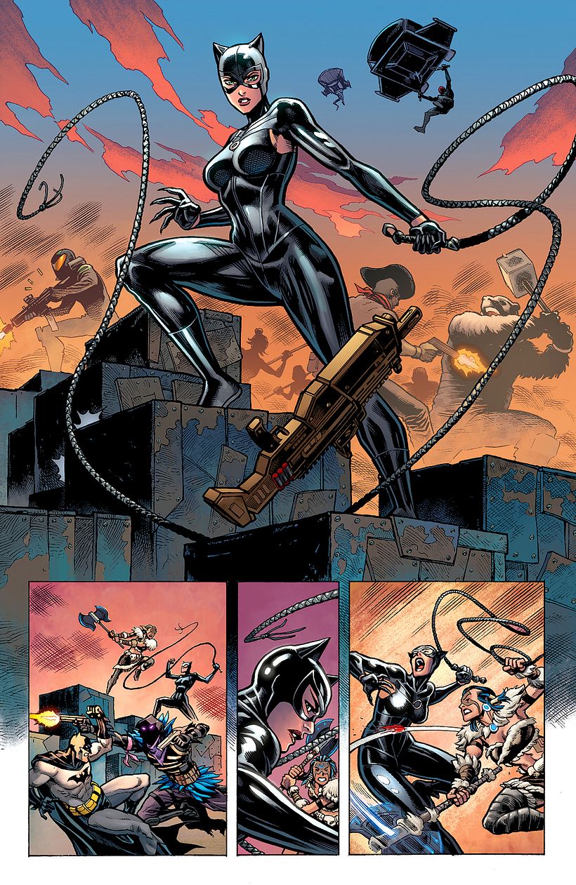 Page from Batman/Fortnite