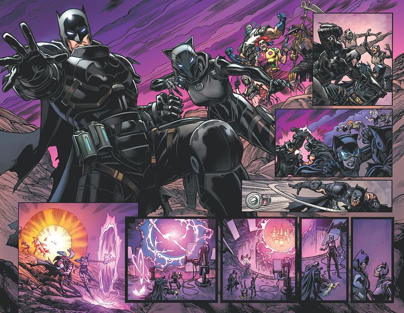 Page from Batman/Fortnite