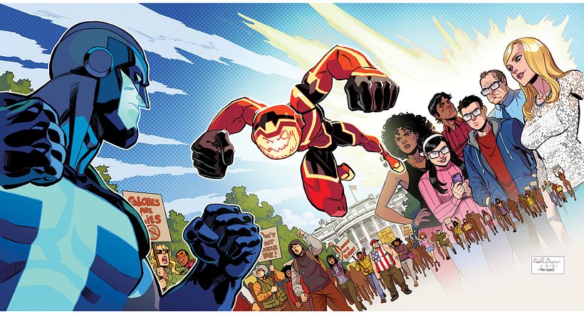Promotional image for the Outrage crowdfunding campaign