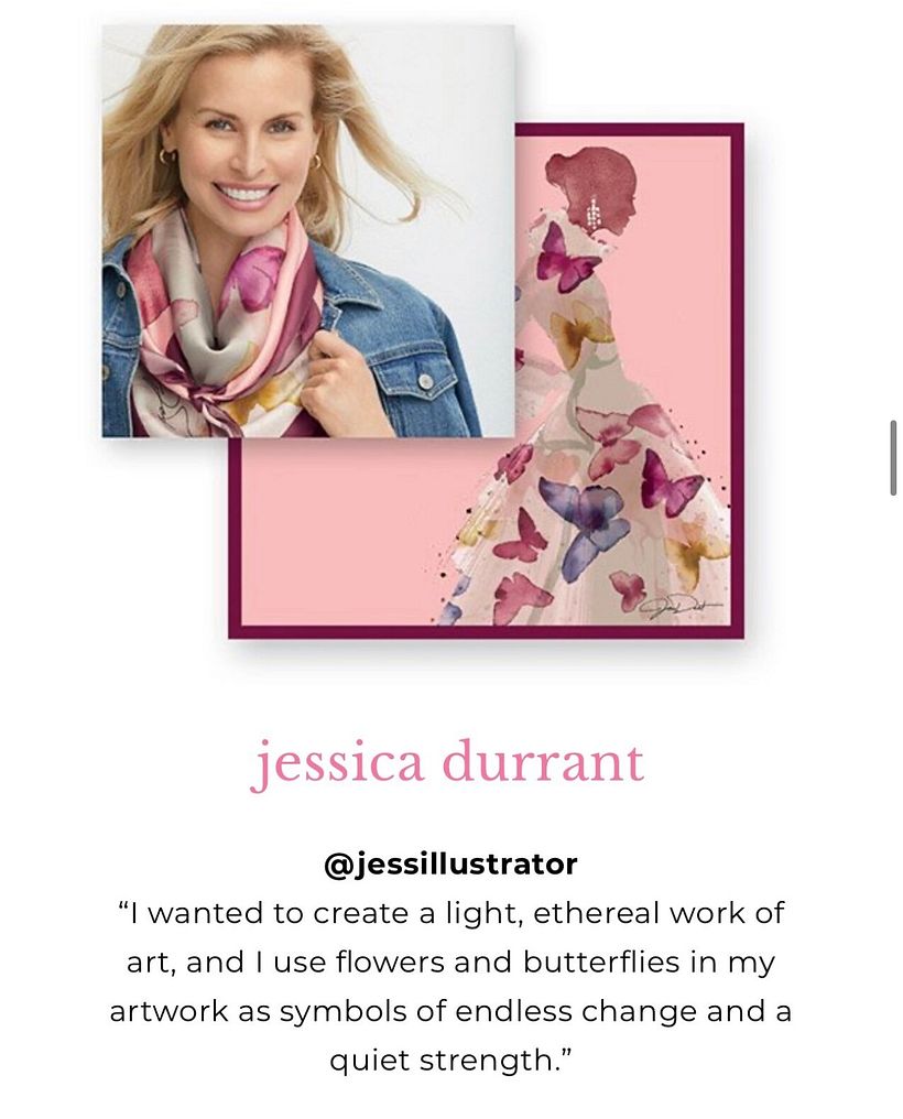 Art of the scarf for Talbots  2