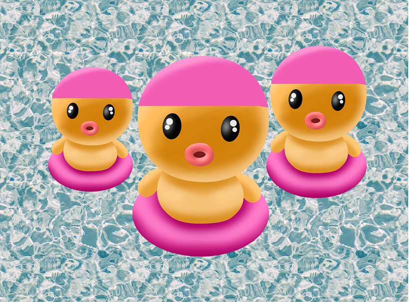 'Al agua pato' (creación de personaje con pinceles)