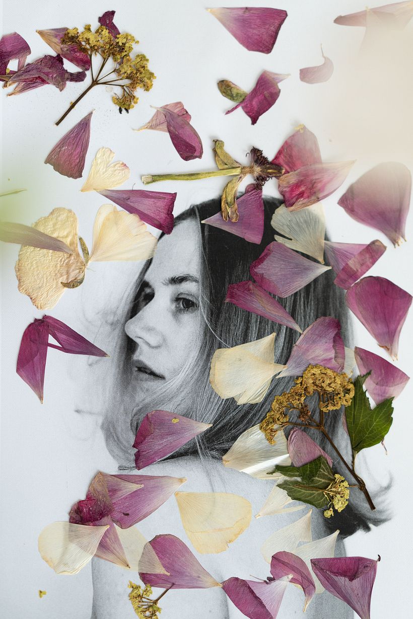 Portrait 3: with dried flowers